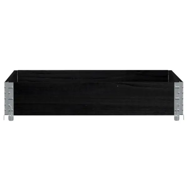 Virnastatav must männipuidust taimekast, 100 x 100 x 21,5 cm – 3