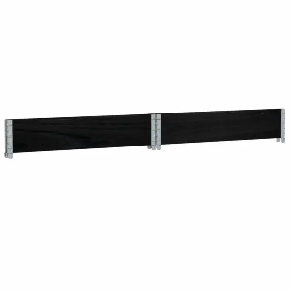 Virnastatav must männipuidust taimekast, 100 x 100 x 21,5 cm – 6