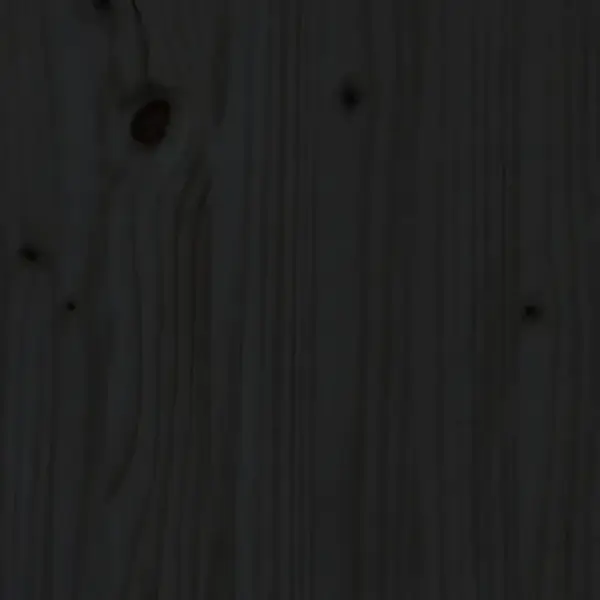 Must männipuidust taimekast aeda, 82,5 x 82,5 x 39 cm – 8