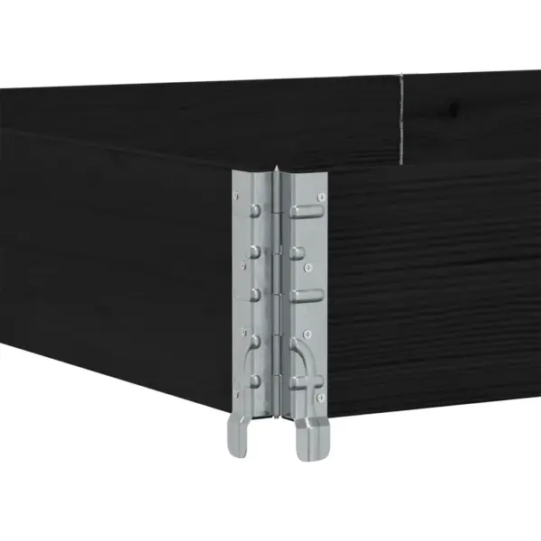 Virnastatav must männipuidust taimekast, 150 x 100 x 21,5 cm – 5