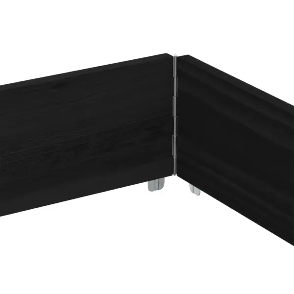 Virnastatav must männipuidust taimekast, 150 x 100 x 21,5 cm – 6