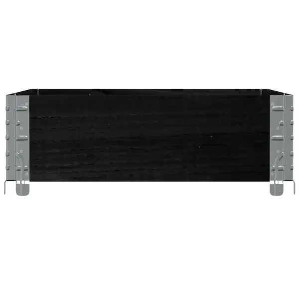 Virnastatav must männipuidust taimekast, 80 x 60 x 21,5 cm – 4