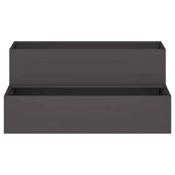 Metallist istutuskast aeda, must, 100 x 60 x 45 cm, külmvaltsitud teras – 6