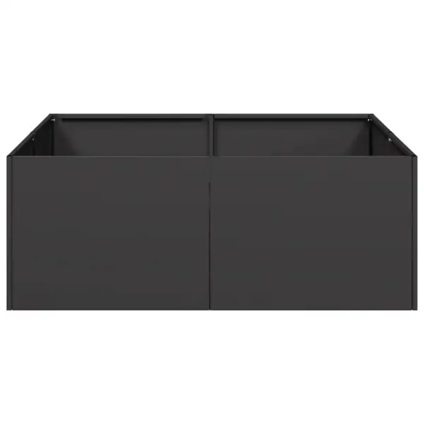 Must taimekast avatud põhjaga, külmvaltsitud teras, 80 x 80 x 30 cm – 4