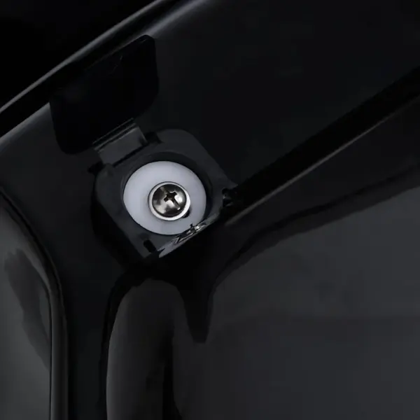 Nurgamudeliga keraamiline WC-pott vaikse sulgumisega, must, 37 x 68 x 78 cm – 6