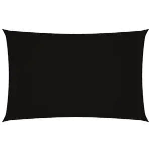 Must veekindel ristkülikukujuline päikesepuri oxford-kangast, 2 x 4,5 m