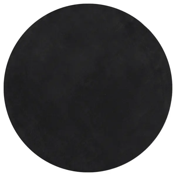 Ümmargune pestav lühikese narmaga vaip HUARTE, must, Ø 200 cm – 2