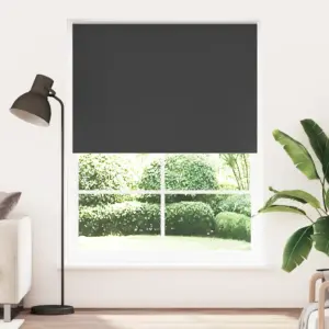 Pimendav rullkardin hõbedase termokattekihiga, must, 140 x 230 cm