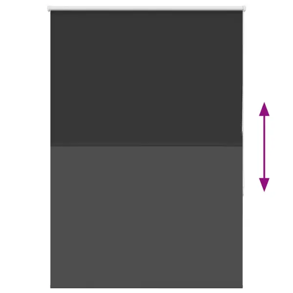 Pimendav ruloo, must, 105 x 130 cm, kanga laius 100,7 cm, polüester – 5