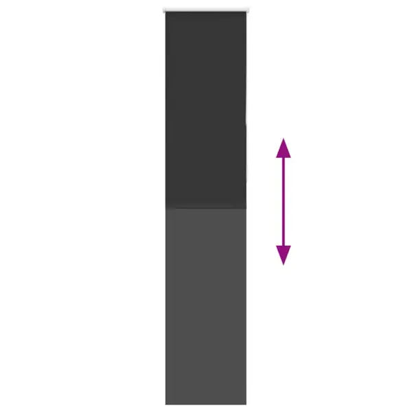 Pimendav ruloo kettmehhanismiga, must, 55 x 230 cm, polüester, kanga laius 50,7 cm – 5