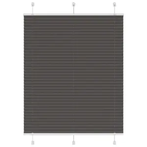 Plisseeritud ruloo, must, 105 x 100 cm, kanga laius 104,4 cm