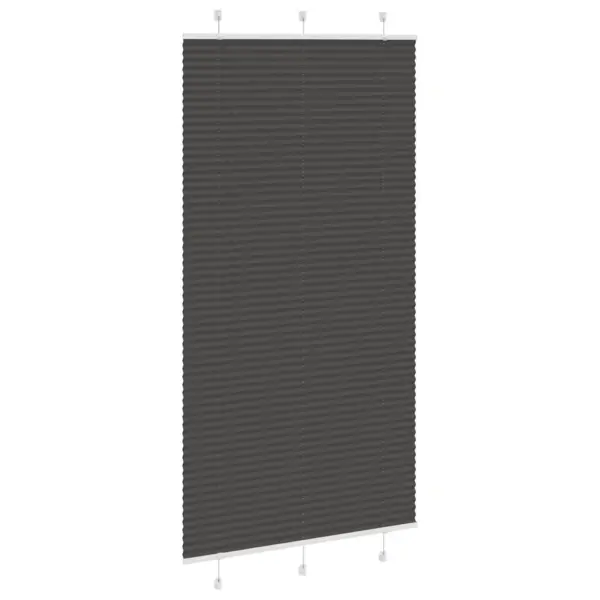Plisseeritud ruloo, must, 110 x 200 cm, puurimisvaba paigaldusvõimalus – 3