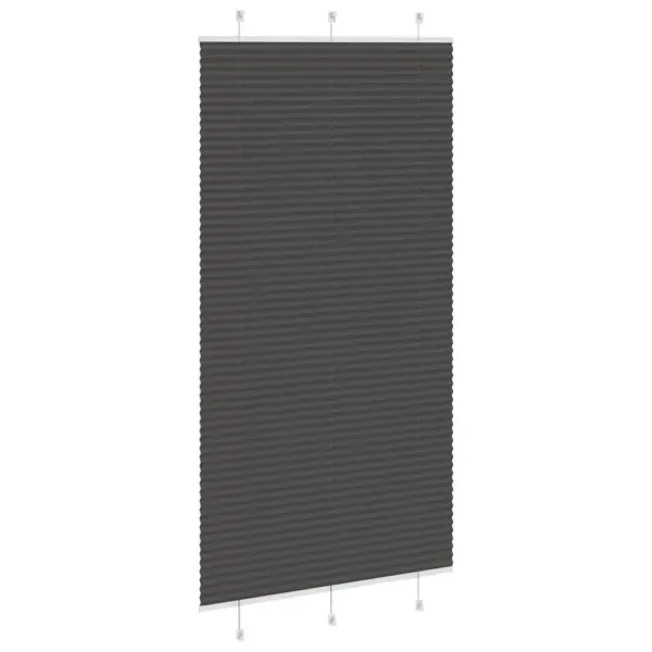 Plisseeritud ruloo, must, 110 x 200 cm, puurimisvaba paigaldusvõimalus – 4
