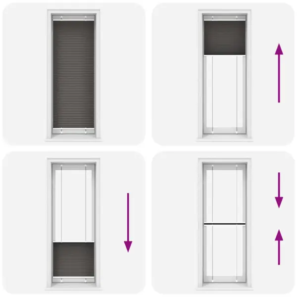 Plisseeritud aknaruloo must, 80 x 200 cm, 100% polüester, kahe paigaldusviisiga – 8