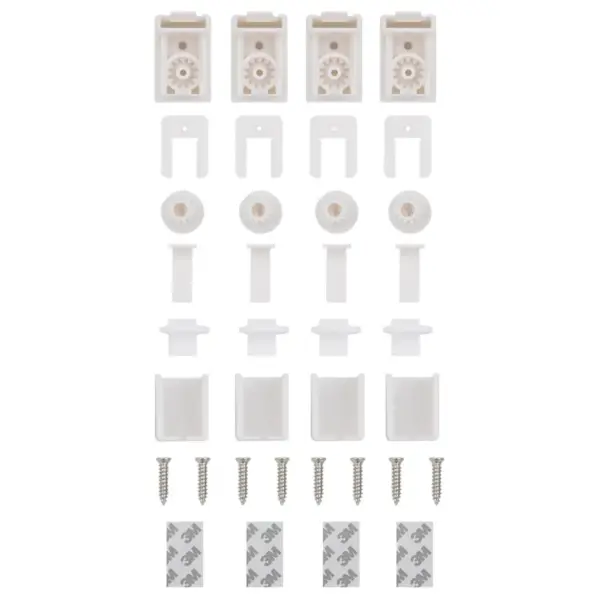 Plisseeritud ruloo privaatsuseks, must, 90 x 150 cm, kanga laius 89,4 cm, 100% polüester – 12