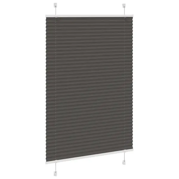 Plisseeritud ruloo privaatsuseks, must, 90 x 150 cm, kanga laius 89,4 cm, 100% polüester – 3