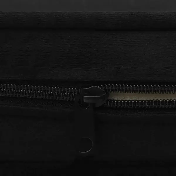 Must plüüsist koertediivan puitjalgadel, 67 x 47 x 36 cm – 7