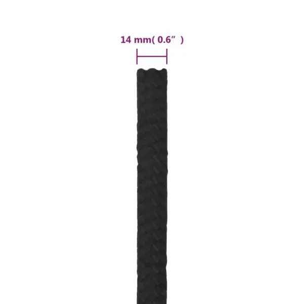Polüpropüleenist paadiköis, täismust, 14 mm, 50 m – 6