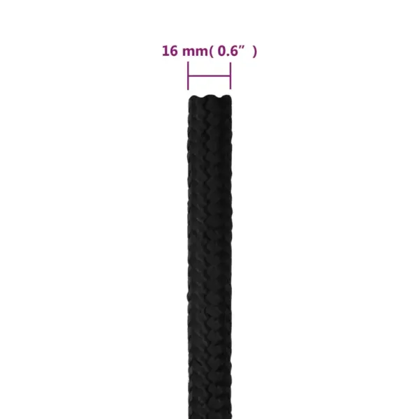 Polüpropüleenist paadiköis, täismust, 16 mm, 250 m – 6