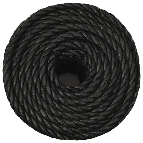 Polüpropüleenist töököis, must, 14 mm, 100 m – 3