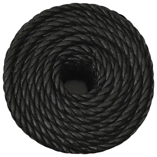Polüpropüleenist töököis, must, 24 mm, 100 m – 3