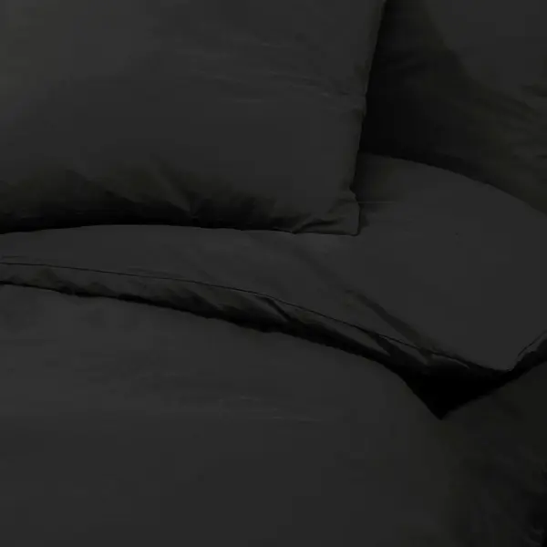 Must puuvillane tekikotikomplekt, 135 x 200 cm, padjapüür 80 x 80 cm – 7