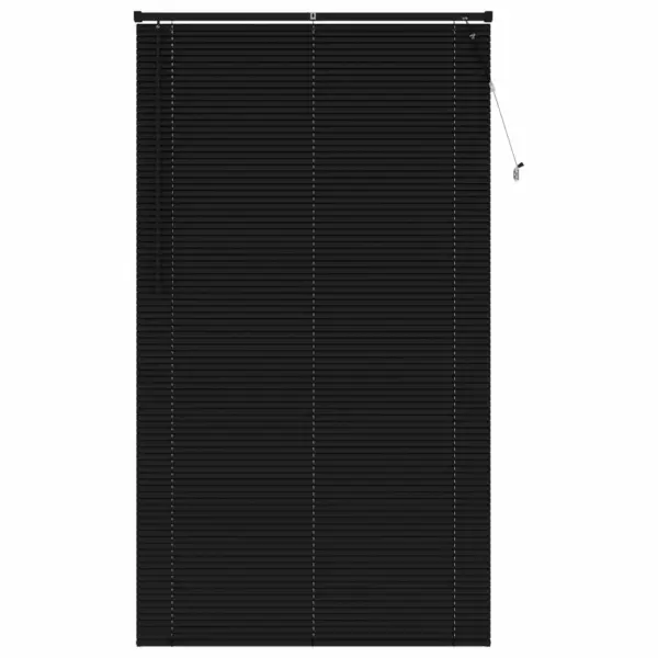 Veneetsia ruloo, reguleeritav, must PVC, 213 x 110 cm – 2