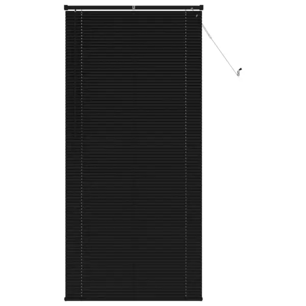 Must PVC Veneetsia ruloo, reguleeritav, 213 x 70 cm - 2