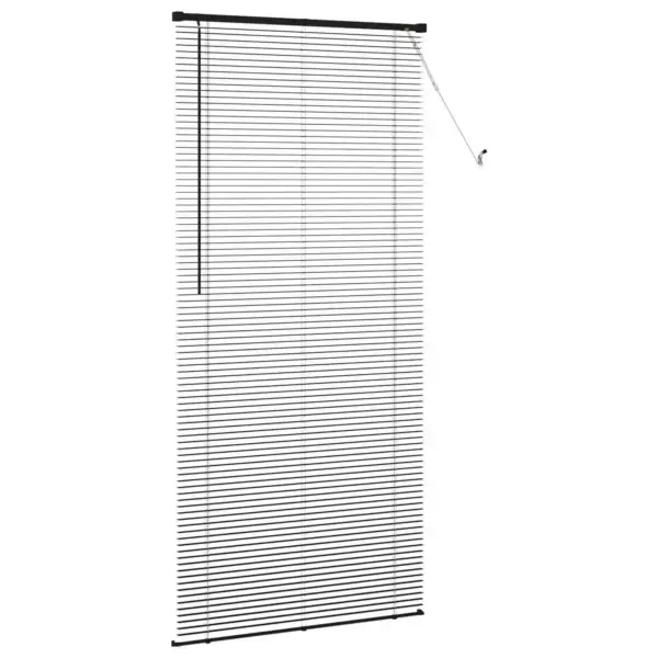 Must PVC Veneetsia ruloo, reguleeritav, 213 x 70 cm - 5