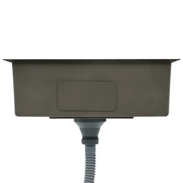 Must käsitsi valmistatud roostevabast terasest köögivalamu, 59 x 44 x 20 cm – 5