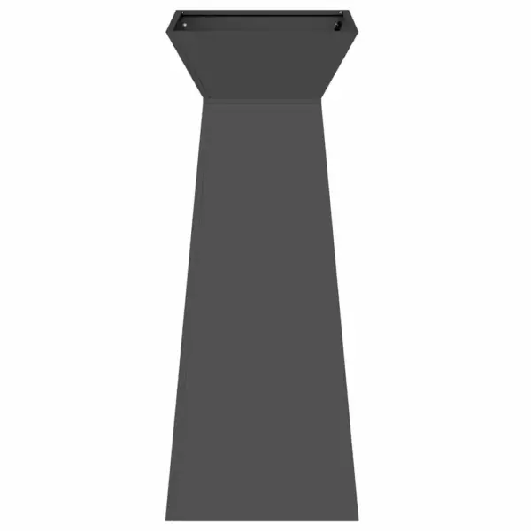 Kõrge sambaistutusnõu 2 tk, must, 40 x 40 x 101 cm – 6