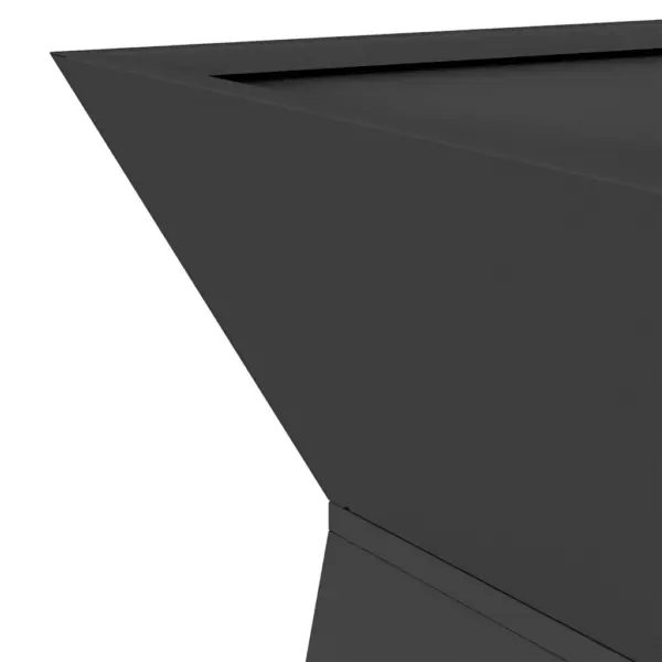 Kõrge sambaistutusnõu 2 tk, must, 40 x 40 x 101 cm – 8