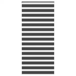 Must sebra ruloo kettmehhanismiga, 100 x 230 cm, polüester