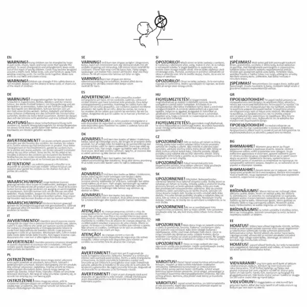 Must sebra ruloo kettmehhanismiga, 130 x 100 cm, polüester, kruvivaba paigaldusvõimalus – 2