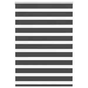 Must sebraruloo privaatsuse ja valguse reguleerimiseks, 110 x 100 cm, 100% polüester, kanga laius 105,9 cm