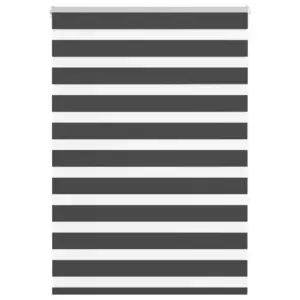 Must sebraruloo privaatsuse ja valguse reguleerimiseks, 115 x 150 cm, 100% polüester