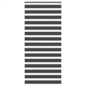 Must sebraruloo privaatsuse ja valguse reguleerimiseks, 95 x 230 cm, polüester