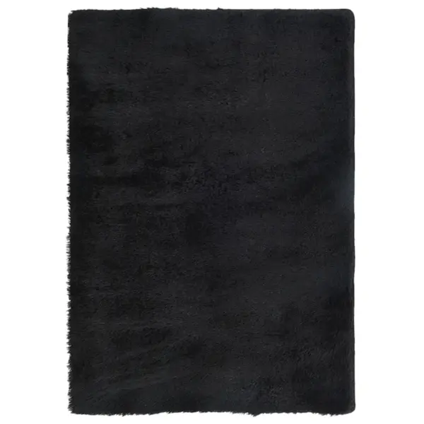 Kõrge karvaga Shaggy vaip NAVARRA, must, 160 x 230 cm, 100% polüester – 2