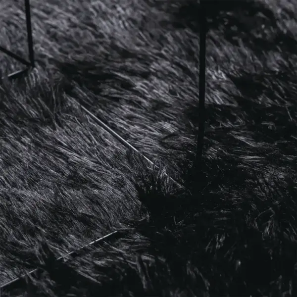 Kõrge karvaga Shaggy vaip NAVARRA, must, 160 x 230 cm, 100% polüester – 7