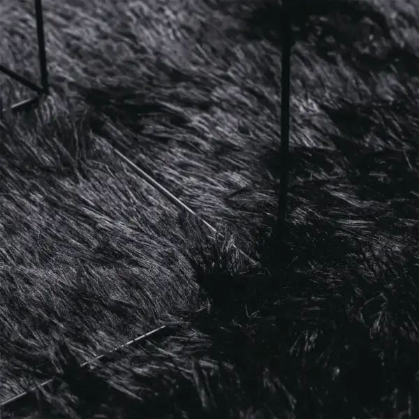 Kõrge karvaga shaggy-vaip NAVARRA, must, 200 x 290 cm, polüester – 7