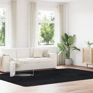 Kõrge narmaga Shaggy vaip NAVARRA, must, 240 x 340 cm, 100% polüester