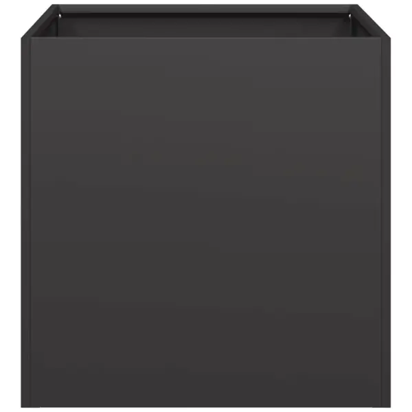 Must taimekast, külmvaltsitud teras, avatud põhjaga, 40 x 40 x 40 cm – 4