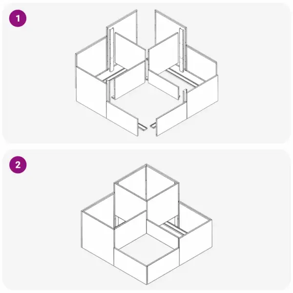 Must terasest aia istutuskast, 100 x 100 x 60 cm – 10