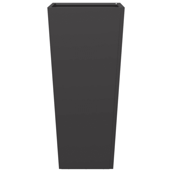 Aia taimekast põhjaga, must külmvaltsitud teras, 35 x 35 x 75 cm – 4