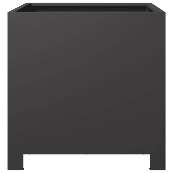 Terasest aia taimekast põhjaga, must, 40 x 40 x 40 cm – 4