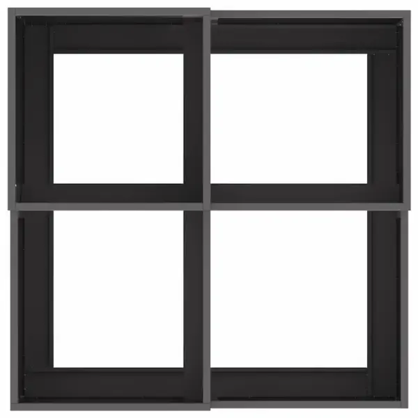 Terasest istutuskast aeda, must, 80 x 80 x 48 cm – 8