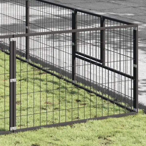 Must terasest koeraaedik, 63 m², paneelid 100 x 70 cm – 3