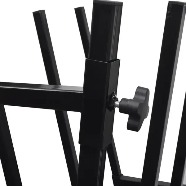 Must terasest saagimispukk puidu lõikamiseks, kokkupandav, reguleeritavate jalgadega, 400 kg – 4