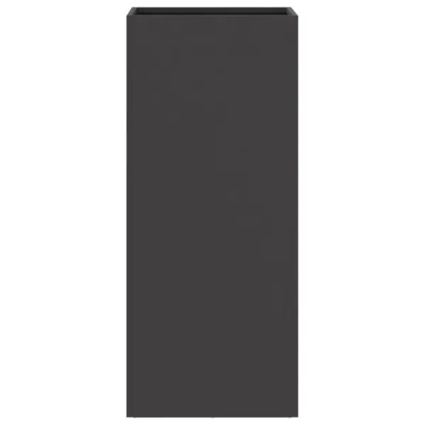 Must külmvaltsitud terasest taimekast, 32 x 29 x 75 cm – 6