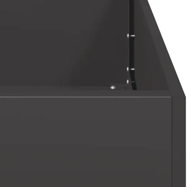 Must terasest taimekast avatud põhjaga, 40 x 80 x 80 cm – 7